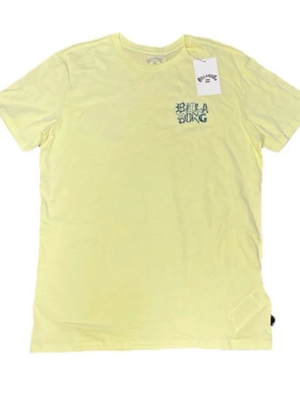 Billabong Boys Youth Yellow Tshirt Green NWT XL / 16